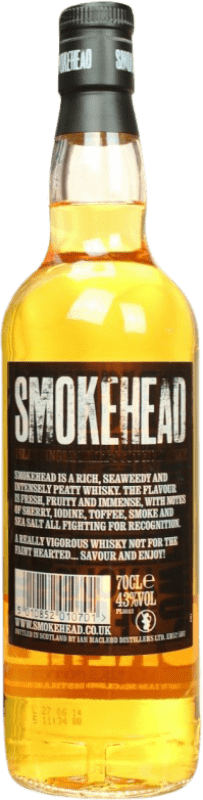 38,95 € Kostenloser Versand | Whiskey Single Malt Ian Macleod Smokehead Rock Edition Schottland Großbritannien Flasche 70 cl