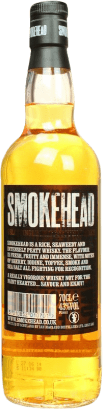 36,95 € Envio grátis | Whisky Single Malt Ian Macleod Smokehead Rock Edition Escócia Reino Unido Garrafa 70 cl