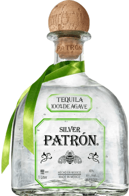 62,95 € Spedizione Gratuita | Tequila Patrón Silver Messico Bottiglia 1 L