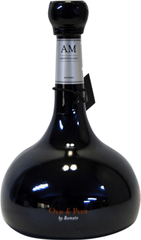 57,95 € 免费送货 | 强化酒 Sánchez Romate Amontillado Old & Plus D.O. Jerez-Xérès-Sherry 安达卢西亚 西班牙 Palomino Fino 瓶子 Medium 50 cl