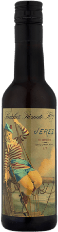 42,95 € Free Shipping | Fortified Wine Sánchez Romate Encontrado Oloroso D.O. Jerez-Xérès-Sherry Andalusia Spain Palomino Fino Half Bottle 37 cl
