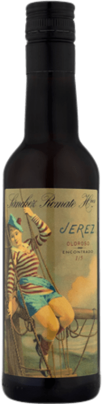 39,95 € 免费送货 | 强化酒 Sánchez Romate Encontrado Oloroso D.O. Jerez-Xérès-Sherry 安达卢西亚 西班牙 Palomino Fino 半瓶 37 cl