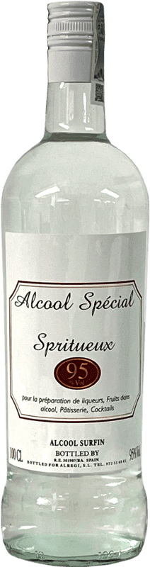 27,95 € Envio grátis | Licores Alcohol Pour Fruits. 95º Alcool Spécial Spritueux para Maceraciones Espanha Garrafa 1 L