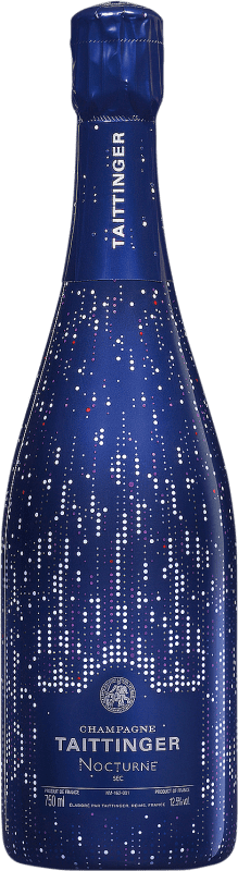 78,95 € Envio grátis | Espumante branco Taittinger Réserve Nocturne Brut Reserva A.O.C. Champagne Champagne França Pinot Preto, Chardonnay, Pinot Meunier Garrafa 75 cl