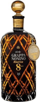 181,95 € Kostenloser Versand | Grappa Nonino Riserva Reserva Italien 8 Jahre Flasche 70 cl