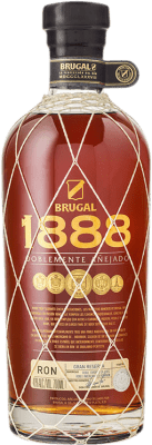 45,95 € 免费送货 | 朗姆酒 Brugal 1888 Doblemente Añejado 预订 多明尼加共和国 瓶子 70 cl
