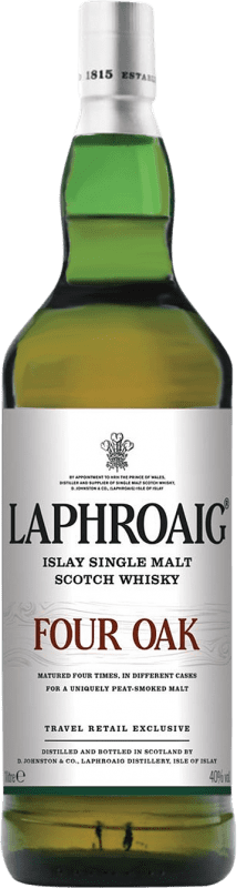 72,95 € Kostenloser Versand | Single Malt Whisky Laphroaig Four Oak Schottland Großbritannien 1 L