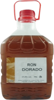 38,95 € 免费送货 | 朗姆酒 DeVa Vallesana Ron Dorado 加泰罗尼亚 西班牙 玻璃瓶 3 L
