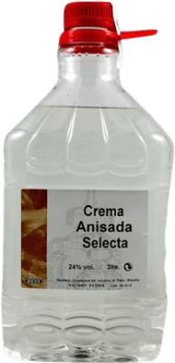 29,95 € 免费送货 | 利口酒霜 DeVa Vallesana Crema Anisada 加泰罗尼亚 西班牙 玻璃瓶 3 L