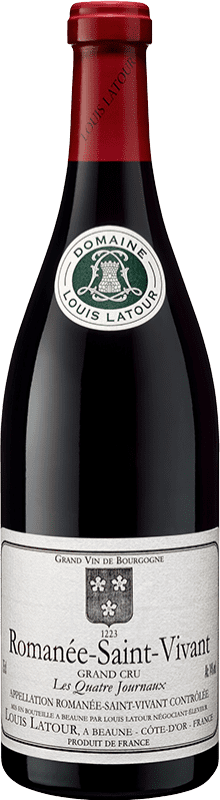 939,95 € Free Shipping | Red Wine Louis Latour Quatre Journaux Grand Cru A.O.C. Romanée-Saint-Vivant Burgundy France Pinot Noir Bottle 75 cl