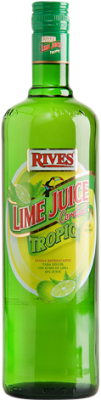 8,95 € 免费送货 | Schnapp Rives Lime Juice Tropic 安达卢西亚 西班牙 瓶子 1 L 不含酒精