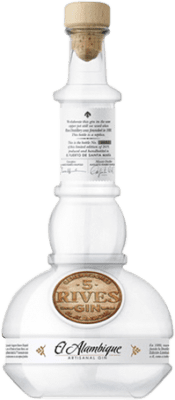 81,95 € Envio grátis | Gin Rives El Alambique Espanha Garrafa 70 cl