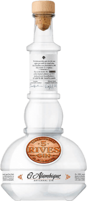 81,95 € Kostenloser Versand | Genever Gin Rives El Alambique Spanien 70 cl
