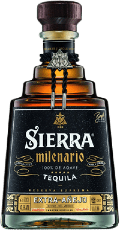 62,95 € 免费送货 | 龙舌兰 Sierra Milenario Extra Añejo 墨西哥 瓶子 70 cl