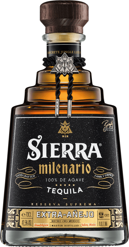 49,95 € Envio grátis | Tequila Sierra Milenario XA Extra Añejo — Extra Envelhecido México 70 cl