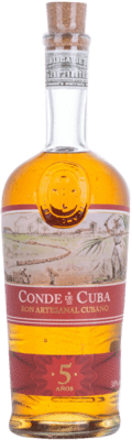 23,95 € Kostenloser Versand | Rum Conde de Cuba Kuba 5 Jahre Flasche 70 cl