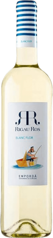 7,95 € Бесплатная доставка | Белое вино Oliveda Rigau Ros Blanc Flor Молодой D.O. Empordà Каталония Испания Macabeo, Chardonnay, Sauvignon White бутылка 75 cl