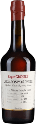 165,95 € Envío gratis | Calvados Roger Groult Single Cask Francia 30 Años Botella Medium 50 cl
