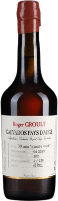 172,95 € Бесплатная доставка | Кальвадос Roger Groult Single Cask — Одна бочка Франция 30 Лет Средняя бутылка 50 cl