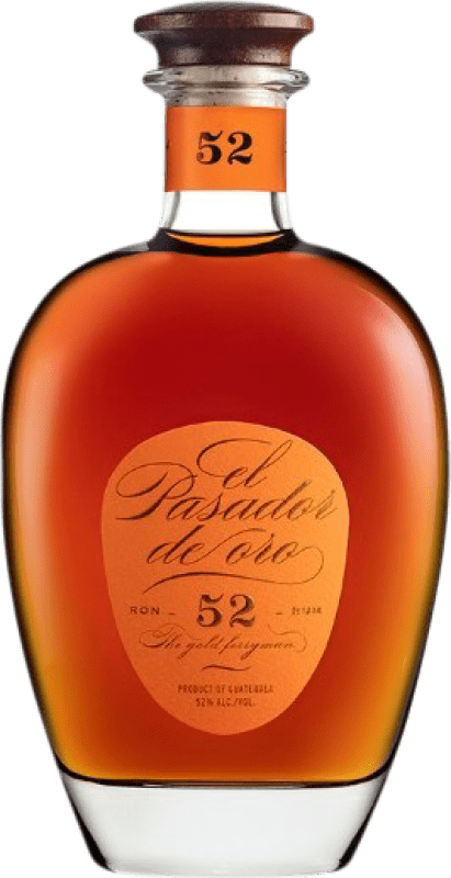 91,95 € 免费送货 | 朗姆酒 Les Bienheureux El Pasador de Oro 52 预订 危地马拉 瓶子 70 cl