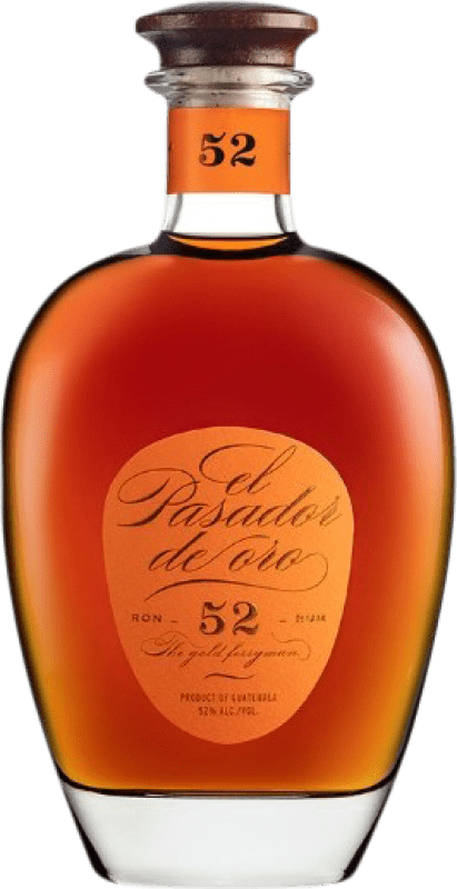 89,95 € Envio grátis | Rum Les Bienheureux El Pasador de Oro 52 Reserva Guatemala Garrafa 70 cl