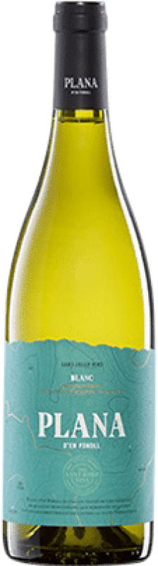 7,95 € Envio grátis | Vinho Branco Sant Josep Plana d'en Fonoll D.O. Catalunya Catalunha Espanha Sauvignon, Moscatel Garrafa 75 cl