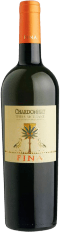17,95 € Envoi gratuit | Vin blanc Cantine Fina I.G.T. Terre Siciliane Sicile Italie Chardonnay Biologique Bouteille 75 cl