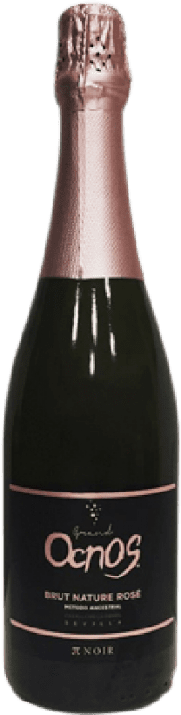12,95 € 免费送货 | 玫瑰气泡酒 Colonias de Galeón Grand Ocnos Rosé Brut Nature 安达卢西亚 西班牙 Pinot Black 瓶子 75 cl