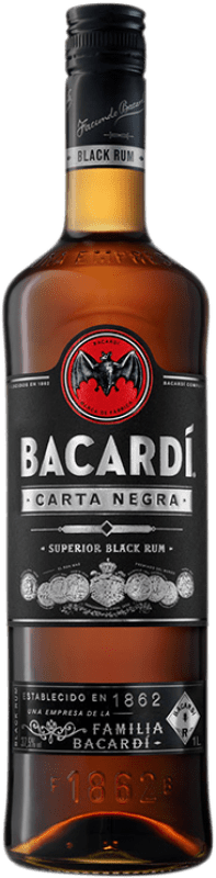 18,95 € 送料無料 | ラム Bacardí Carta Negra バハマ ボトル 70 cl