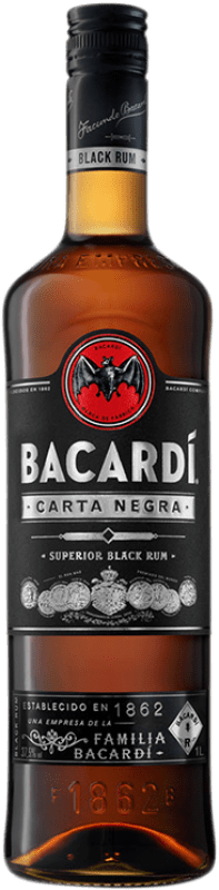 19,95 € Бесплатная доставка | Ром Bacardí Carta Negra Багамские о-ва бутылка 70 cl