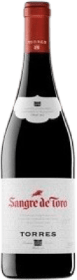 4,95 € 免费送货 | 红酒 Torres Sangre de Toro D.O. Penedès 加泰罗尼亚 西班牙 Grenache Tintorera, Carignan 半瓶 37 cl