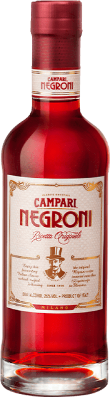 33,95 € Envío gratis | Licores Campari Negroni Italia Botella Medium 50 cl