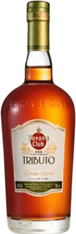 561,95 € Envio grátis | Rum Havana Club Edición Tributo Cuba Garrafa 70 cl