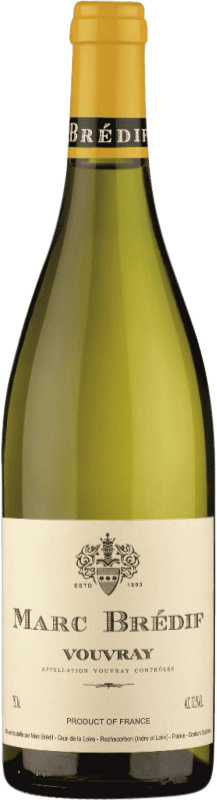 23,95 € Envío gratis | Vino Blanco Marc Brédif A.O.C. Vouvray Loire Francia Chenin 75 cl