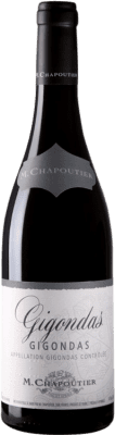 36,95 € Envío gratis | Vino tinto Michel Chapoutier Gigondas Rhône Francia Syrah, Garnacha Tintorera, Mourvèdre, Cinsault Botella 75 cl