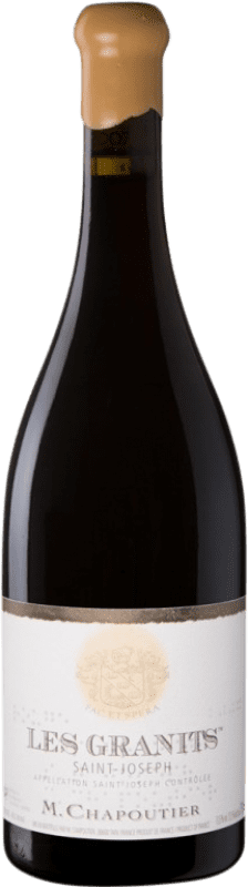 146,95 € Envio grátis | Vinho tinto Michel Chapoutier Les Granits A.O.C. Saint-Joseph Rhône França Syrah Garrafa 75 cl