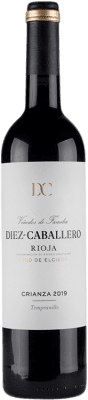 12,95 € Free Shipping | Red wine Diez-Caballero Aged D.O.Ca. Rioja The Rioja Spain Tempranillo Bottle 75 cl
