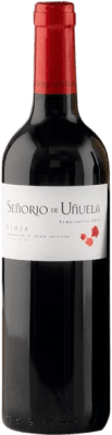 7,95 € Envio grátis | Vinho Tinto Patrocinio Señorio de Uñuela D.O.Ca. Rioja La Rioja Espanha Tempranillo 75 cl