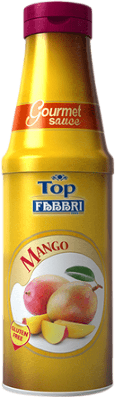 14,95 € Envío gratis | Schnapp Fabbri Salsa Topping Mango Italia Botella 1 L