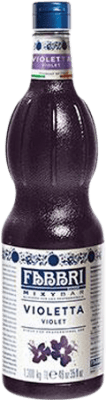 16,95 € Бесплатная доставка | Schnapp Fabbri Sirope Violeta Италия бутылка 1 L Без алкоголя