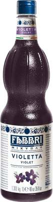 17,95 € Kostenloser Versand | Konzentrat für Cocktail Fabbri Mixybar Italien 1 L Violetta — Veilchen Alkoholfrei