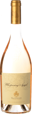 27,95 € Envio grátis | Vinho rosé Château d'Esclans Whispering Angel Jovem A.O.C. Bourgogne Borgonha França Syrah, Grenache, Cinsault, Vermentino, Tibouren Garrafa 75 cl