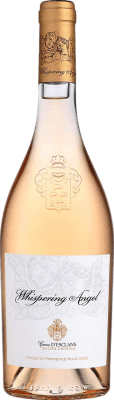 28,95 € Envio grátis | Vinho Rosé Château d'Esclans Whispering Angel Jovem A.O.C. Côtes de Provence Borgonha França Syrah, Garnacha — Grenache, Cinsault, Vermentino, Tibouren 75 cl