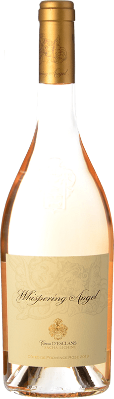 28,95 € 免费送货 | 桃红葡萄酒 Château d'Esclans Whispering Angel 年轻的 A.O.C. Côtes de Provence 勃艮第 法国 Syrah — 西拉, Garnacha — 歌海娜, Cinsault — 珍梭, Vermentino — 维蒙蒂诺, Tibouren — 蒂布伦 瓶装 75 cl