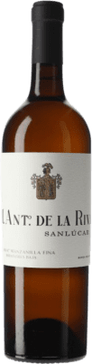 23,95 € Kostenloser Versand | Verstärkter Wein De la Riva Miraflores Baja Manzanilla Fina D.O. Manzanilla-Sanlúcar de Barrameda Andalusien Spanien Palomino Fino Flasche 75 cl