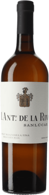 24,95 € Envoi gratuit | Vin fortifié De la Riva Miraflores Baja Manzanilla Fina D.O. Manzanilla-Sanlúcar de Barrameda Andalousie Espagne Palomino Fino Bouteille 75 cl