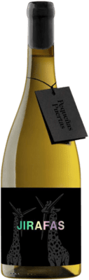 48,95 € Envío gratis | Vino Blanco Viña Zorzal Pequeñas Puertas Jirafas D.O. Navarra Navarra España Viura Eco — Ecológico 75 cl