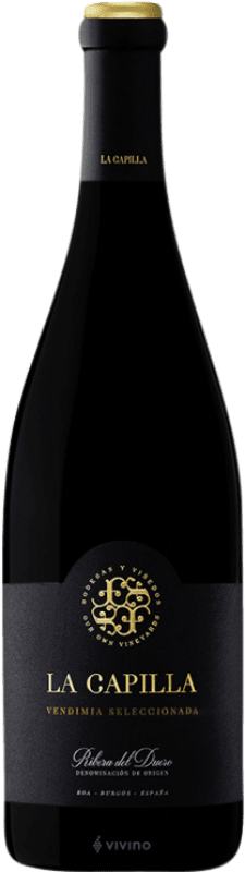 42,95 € Envío gratis | Vino tinto Finca la Capilla Vendimia Seleccionada Crianza D.O. Ribera del Duero Castilla y León España Tempranillo, Merlot Botella 75 cl