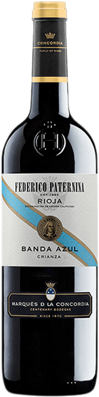 7,95 € Envío gratis | Vino tinto Paternina Banda Azul Crianza D.O.Ca. Rioja La Rioja España Tempranillo, Garnacha Botella 75 cl
