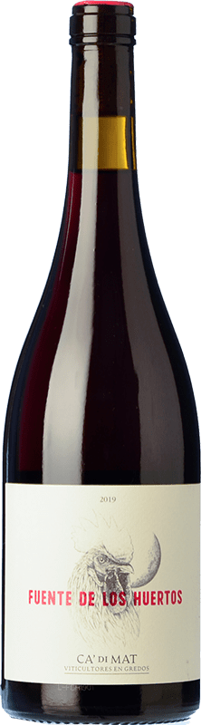 24,95 € Kostenloser Versand | Rotwein Ca' Di Mat Fuente de los Huertos D.O. Vinos de Madrid Gemeinschaft von Madrid Spanien Grenache Tintorera Flasche 75 cl